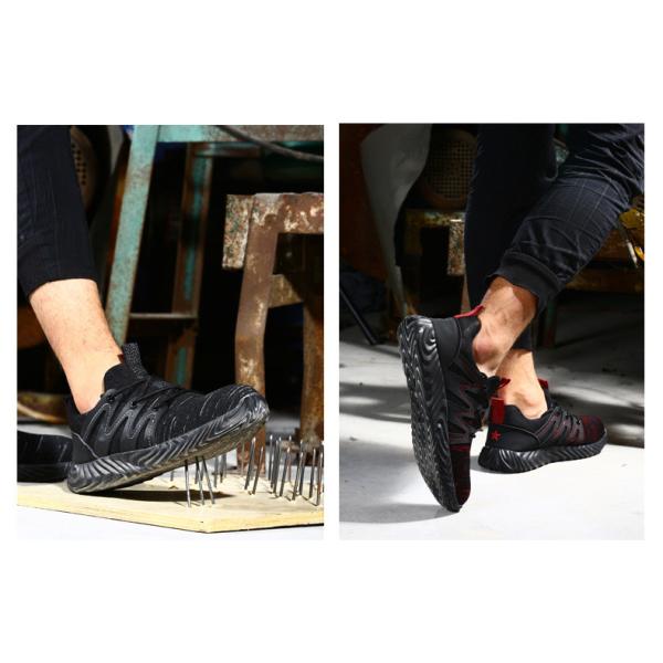 Breathable Work Shoes Flying Knit Safety Shoes Comfortable Safety Shoes Construction Work Shoes For Summer
