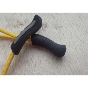 Reflective Strip Silicon Zipper Puller Stability Eco - Friendly