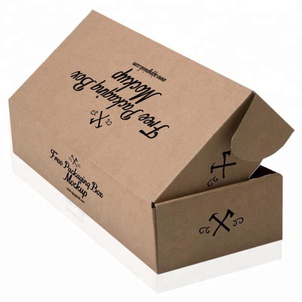 80g- 400g Coated Paper Corrugated Shipping Boxes Matt Varnish Flat Pack
