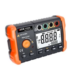 VICTOR 4105A Groundin Resistance tester digital earth tester Insulation