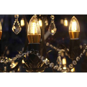 Outdoor Wall Sconce Crafted From With E12 Bulb Compatibility