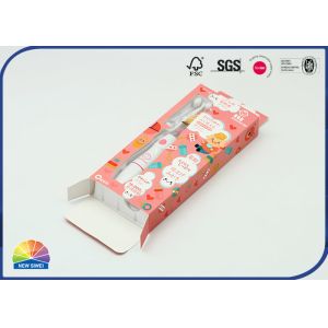 Toothbrush Packaging Folding Retail Hanging Box Biodegradable