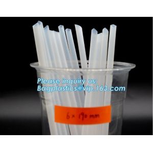 PLA Plastic Biodegradable Straws drinking Disposable straw Enviroment friendly