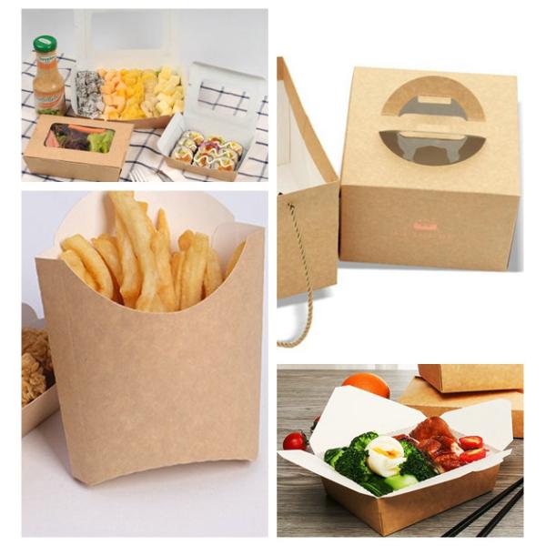 coated kraft board Food Grade 325GSM 350GSM C1S Coated Kraft Board For Dry Food Boxes