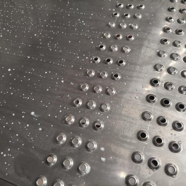 Buy Industrial Metal Plate With Holes In Rectangular Shape Durable at wholesale prices