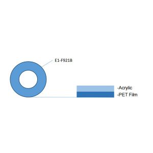 Transparent Polyester Adhesive Tape Acrylic Pressure Sensitive 1.8mil