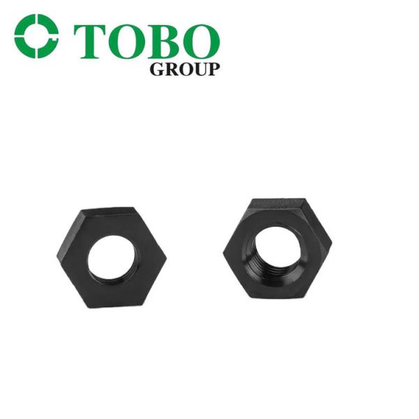 Plastic nylon hex nut Metric insulated black and white nylon nut used for fixing