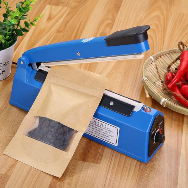ZEQUAN Food Mini Impulse Heat Sealer for Manual Plastic Bag Sealing and