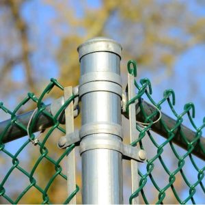 Flat Mesh Surface Pvc Coated Chain Link Fence Steel Wire Mesh Customized