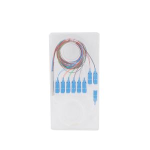 UPC 8 Way Fiber Splitter FTTX Passive Optical Splitter Gpon 1310nm