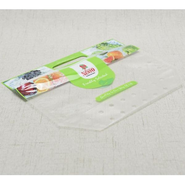 Customized Colorful OPP Fruit Zipper Poly Bags with Air holes for Strawberry,Grape,Cherry,Tomatoes Packing