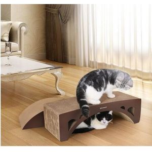 Solid Motion Activated Cat Lounge Scratcher Humidity Under 14% Easily Carry