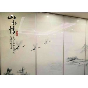 Exquisite Appearance Digital Printing On Glass Size Custom For Home Decoration
