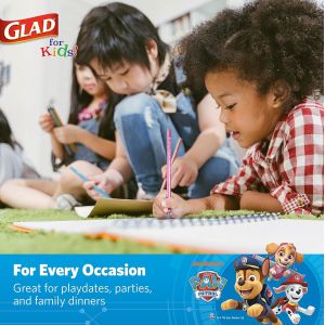 Glad for Kids Paw Patrol Paper Cups Disposable Paper Cups with Paw Patrol Design