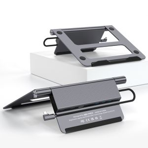 Quality USB C Laptop Adjustable Stand With Dual HDMI 4K MST Video Output for sale