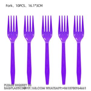 Mermaid Theme Tableware Set Mermaid Disposable Paper Plate Dinnerware Set