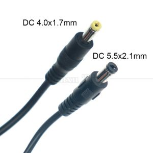 Customized 18 20 22 24 26 28 AWG 1m 2m 3m 5m 10m Dc 5.5 X 2.5mm to 4.0 X 1.7mm