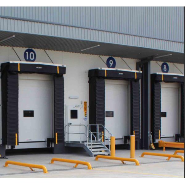 Galvanized Steel Liner Loading Dock Shelters Durable Warehouse Industry Seal