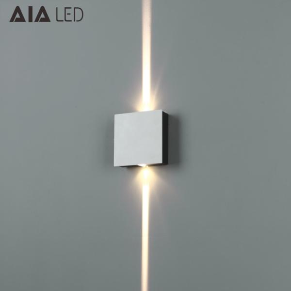 Steel inside 2x1W IP20 modern LED wall light /LED decoration wall light for showroom
