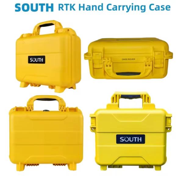 New Yellow Plastic Hard Case for Surveying Instrument SOUTH RTK Hand Carrying