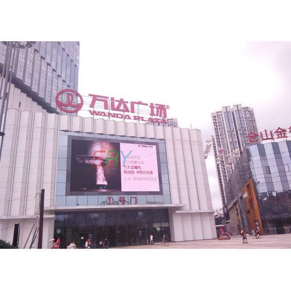 Wall Attached Waterproof LED Display SMD2727 1R1G1B Outdoor LED Video Wall