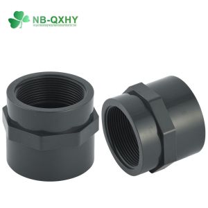 Thread Connection Gray DIN Pn16 Plastic PVC Pipe Fitting Water Supply Pipe Tube
