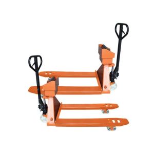 Electronic Yellow 2.5 Ton High Accuracy Hand Pallet Jack With Weight Scale