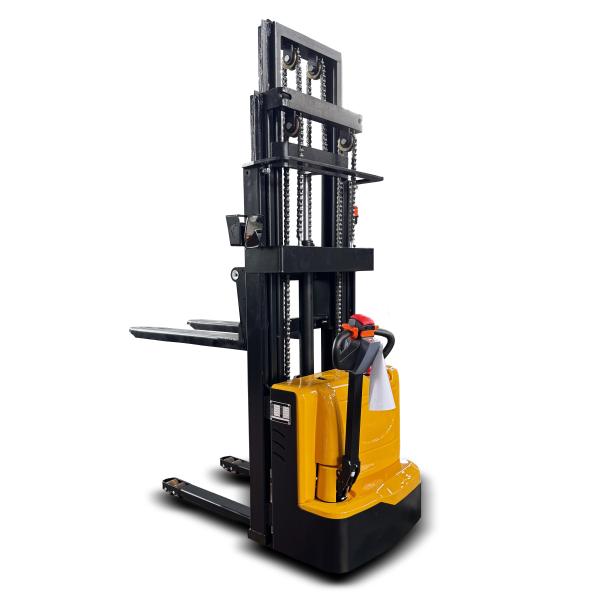 1.5t 2t 3m 4m electric forklift stacker pallet truck portable small turning