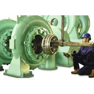 Francis Vertical Hydro Water Turbine Generator 200kw Compact Structure
