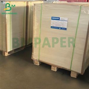 China 30grs Customize Biodegradable Food Safe MG White Kraft Paper Roll on sale