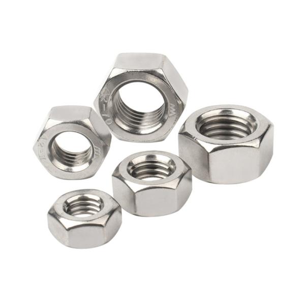 DIN934 Hex Nut Hot Dip Galvanized M6 - M36 Titanium Brass Stainless Steel Hex Nuts