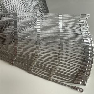 2.5mm Ferrule Type Zoo Enclosure Stainless Steel Cable Netting Mesh Safety