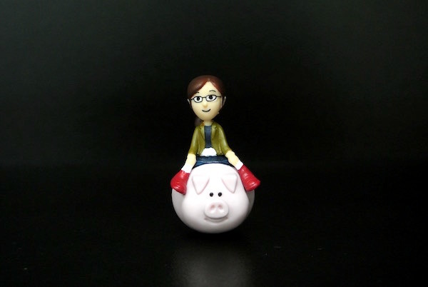 Buy Pinky Color Pig Plastic Toy Figures for Collection OEM / ODM acceptable at wholesale prices