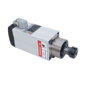 High Frequency 2.2kw 300Hz 18000rpm ER25 Square Air Cooled CNC Spindle Motor