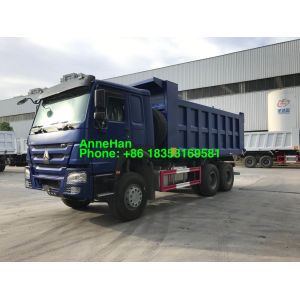 Blue 20M3 40T LHD Heavy Duty Dump Truck Front Lifting