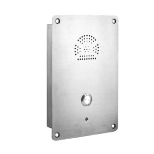 Vandal Proof Flush Mounted Clean Room Telephone With Stainless Steel Housing