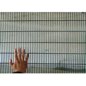 Powder Coated Prison Wire Fence , Commercial Anti - Climb Security Fence