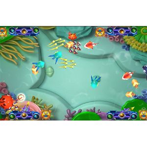 Kids Medium Coin Fishing Game Machine Fishing King 4 Players RoHs CE