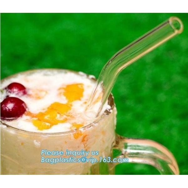 Buy FDA Glass Drinking Straw,Amazon top seller reusable clear glass straws and colored straw glass,Borosilicate Bent Color G at wholesale prices