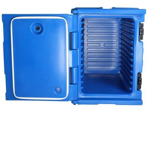 Detachable Lid Front Loading Food Carrier With Nylon Handles
