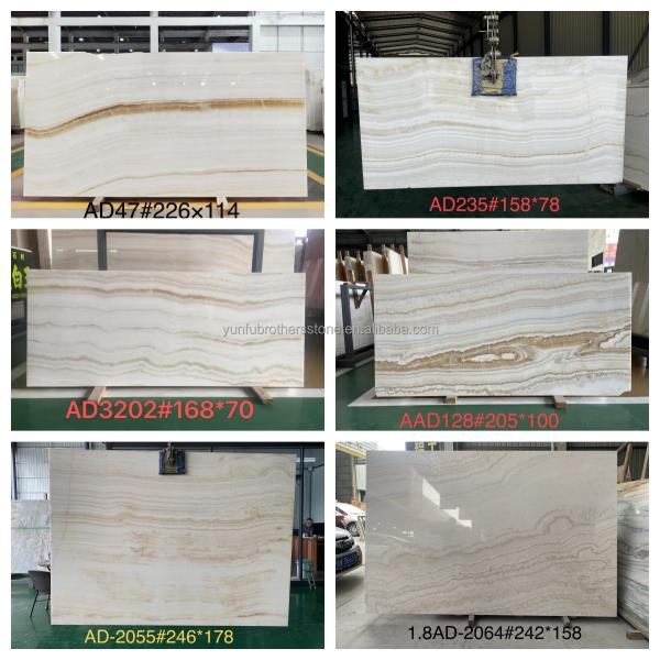 Elegant Living Room Furniture Natural Marble TV Table Stand Set with White Wooden Veins