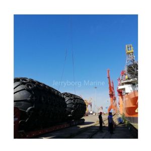 Jrb Yokohama Type Pneumatic Defense with Tyre Chain Net Boat Fender