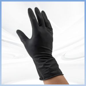 Anti Slip Disposable Latex Gloves Food Processing Latex Exam Gloves