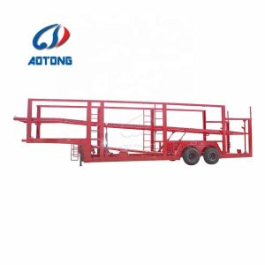 BPW Optional 2 Axles Skeleton 8 Cars Transporting Type Car Carrier Semi Trailer