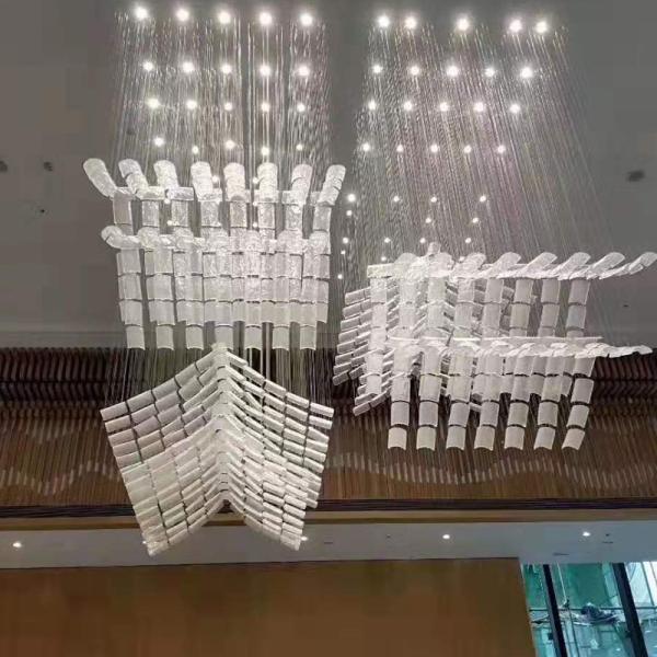 JYLIGHTING custom good price ceiling plate for pendant light large glass tile lighting Project customization for hotel