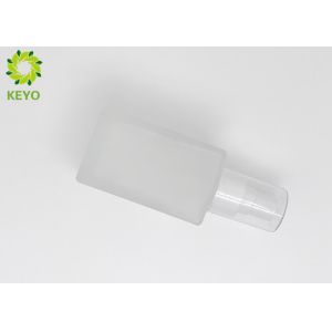 Square Empty Glass Face Mist Bottle 100ml Clear / Frosted Type Optional