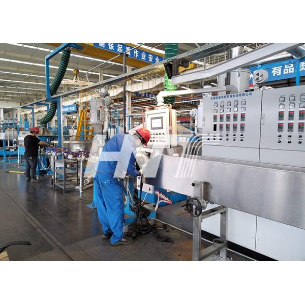 Buy Wire Co Extruder Machine HDPE Cable Wire Extrusion Line at wholesale prices