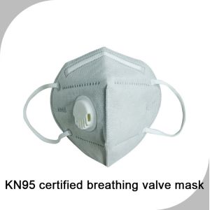 Disposable Valved Dust Mask Low Breath Resistance High Bacteria Filtration