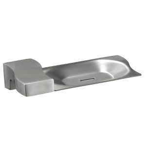 Bathroom Toilet Soap Dish Silver Soap Holder Wall Mount Satin Finish Rustproof