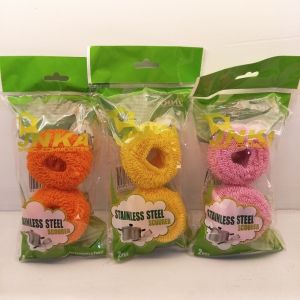 Fiber Sprial Scourer with Kitchen Cleaning No Rust Recyclable